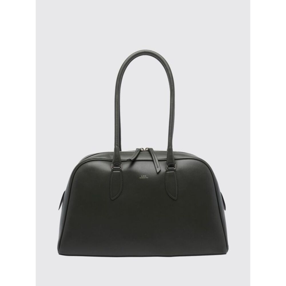A.P.C. Women A.P.C. Paloma Smooth Cowskin Hobo Bag With Printed Logo